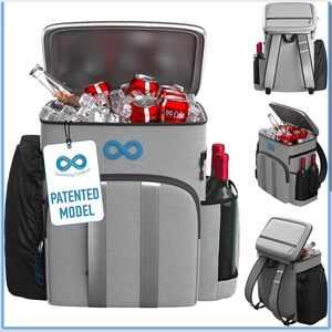Insulated Backpack Cooler - 54 Cans, 24 Hour Cooling, Wider Straps, Lightweight